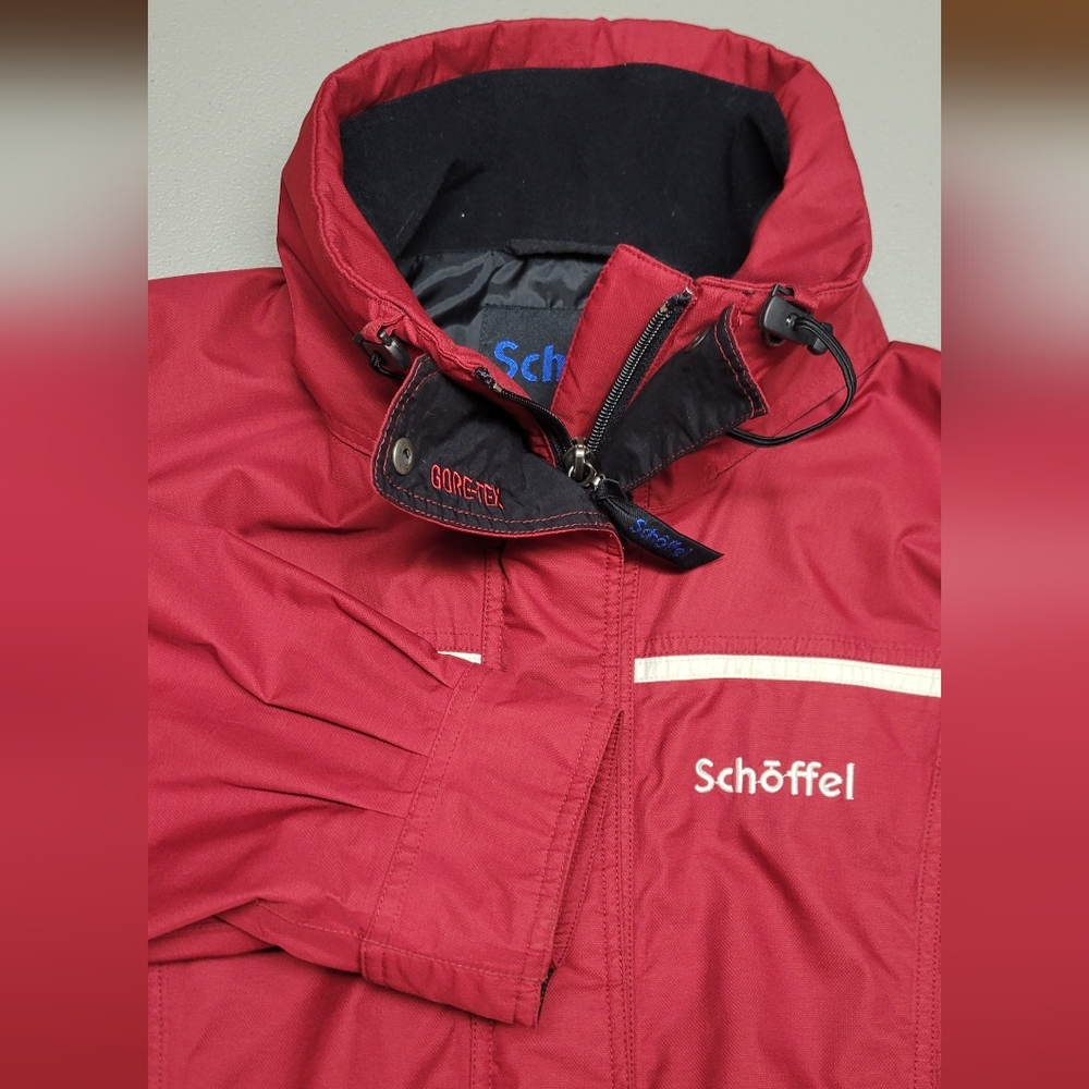 Schoffel‎ Gore Tex Water Proof Breathable Ski Hiking Jacket Womens Size 10 Red